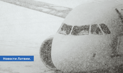 Плохая погода: в рижском аэропорту произошел инцидент с самолетом airBaltic.
