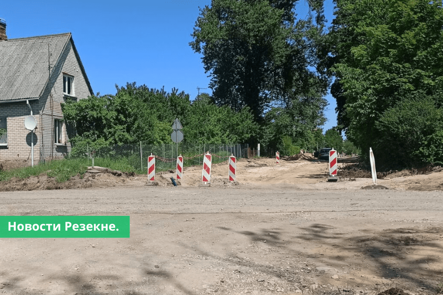 В Резекне в будет закрыт перекресток улиц В.Сейлес и Н.Ранцана.