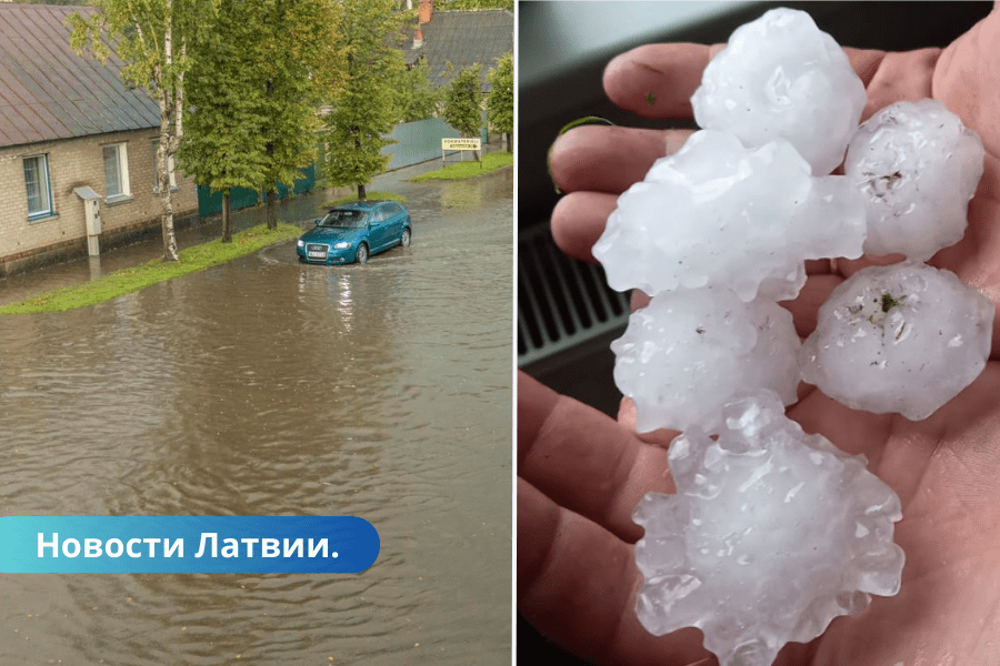 Daugavpilī nolija puse no mēneša nokrišņu daudzuma, Sēlijā - krusa.