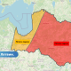 Сильные грозы: на востоке Латвии объявлено красное предупреждение.