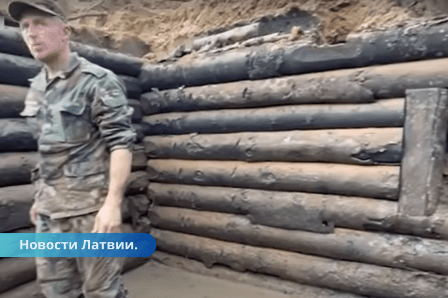 ВИДЕО ⟩В Латвии тракторист в поле нашел бункер Второй мировой войны.