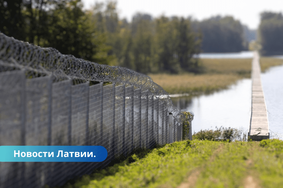 Заграждения на латвийско-белорусской границе будут строить и на болотах.