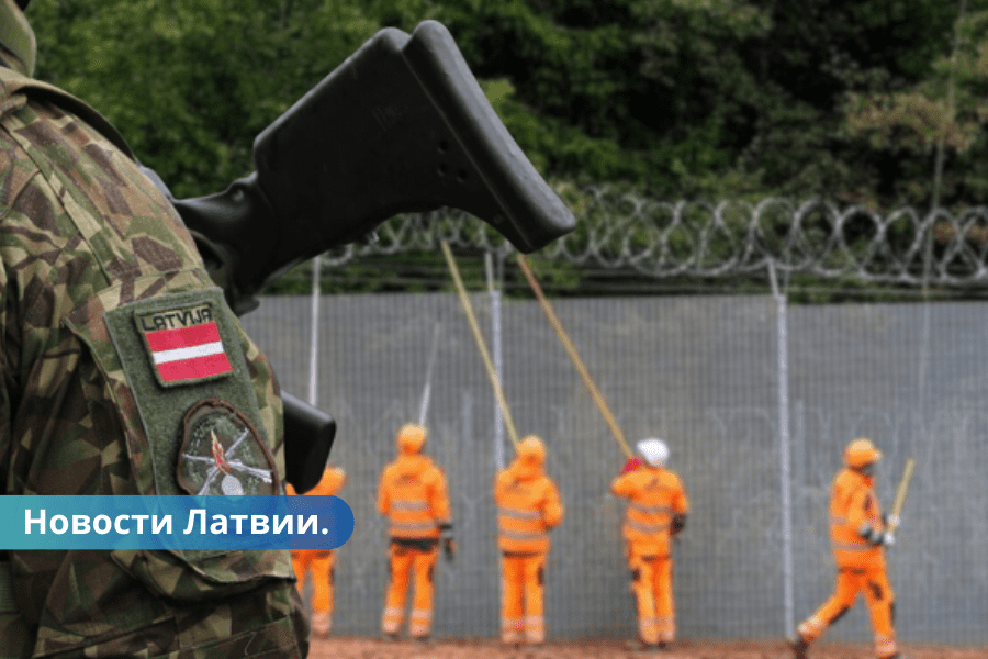NBS karavīri tiks iesaistīti žoga būvniecībā uz Latvijas robežas.
