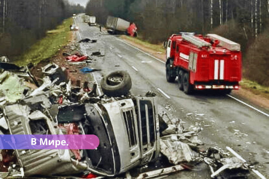 В России в трагическом ДТП погибли водители фур с латвийскими номерами.