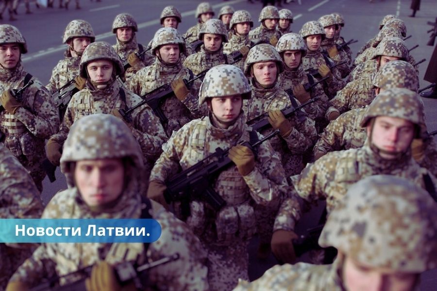 В следующем году численность военнослужащих в Латвии планируется увеличить на 1200 человек.