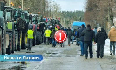 Если правительство не выполнит требования фермеров, трактора приедут в Ригу.