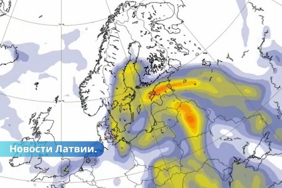 Предупреждение о плохом качестве воздуха песчаное облако из Сахары достигло Латвию.