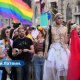 ВИДЕО в центре Риги состоялось шествие Baltic Pride.