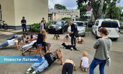 Госполиция организовала образовательную кампанию для ребят Латгалии.