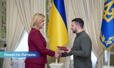 Силиня получила от Зеленского государственную награду Украины.