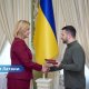 Силиня получила от Зеленского государственную награду Украины.