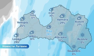 К Латвии приближается циклон. Что будет с погодой?