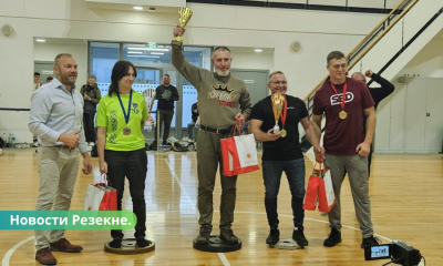 Завершился чемпионат Резекне по пауэрлифтингу.