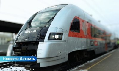 Поезд между Вильнюсом и Ригой перевез почти 62 тысячи пассажиров за год.