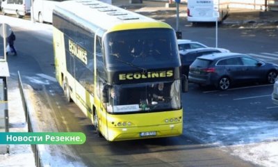 Компания "Ecolines" начинает пассажироперевозки в Резекне.