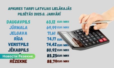 В Резекне отопление на 40% дороже, чем в Даугавпилсе.