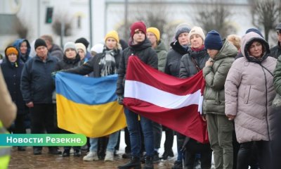 Мероприятия "Украине от сердца" в Резекне.