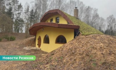 ФОТО: в Латгале появился настоящий дом хоббита.