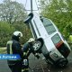 Пожилая водитель въехала на детскую площадку под Ригой.
