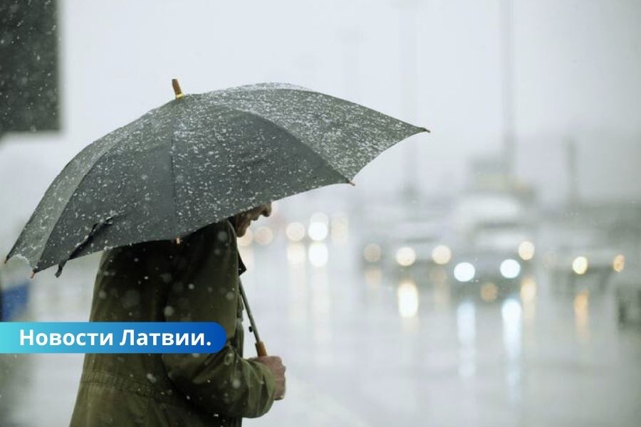 В среду - снег, дожди и сильный ветер.