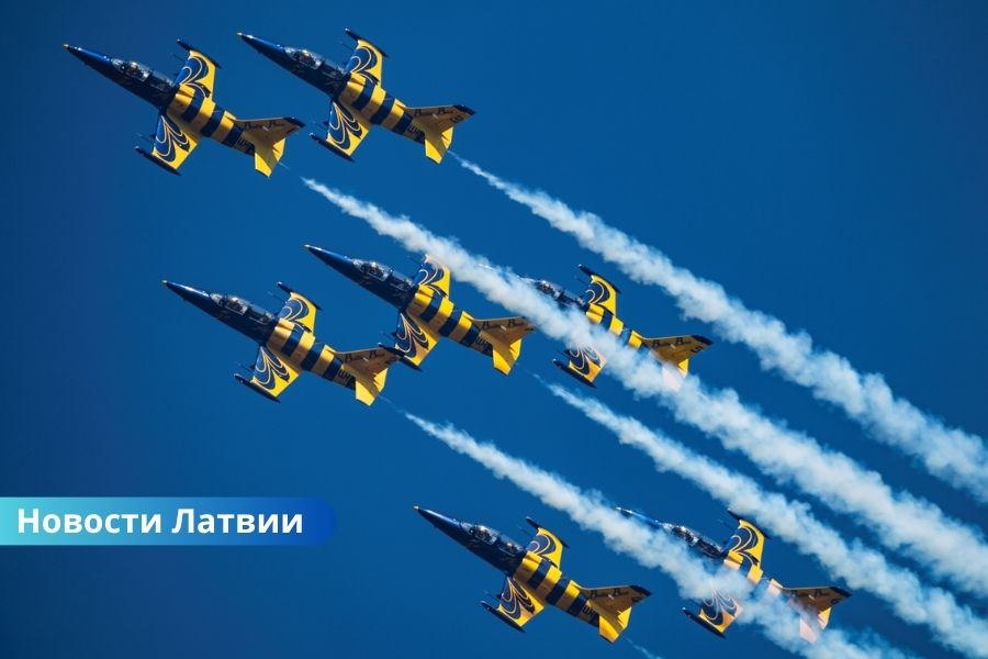 В честь 750-летия Даугавпилса — захватывающее авиашоу от Baltic Bees.