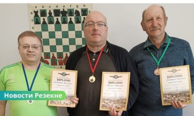 Открытый чемпионат Резекне по шахматам среди сеньоров.