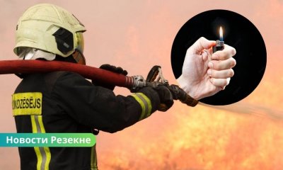 Пожар в Резекненском крае: возможный поджог на фоне соседского конфликта.