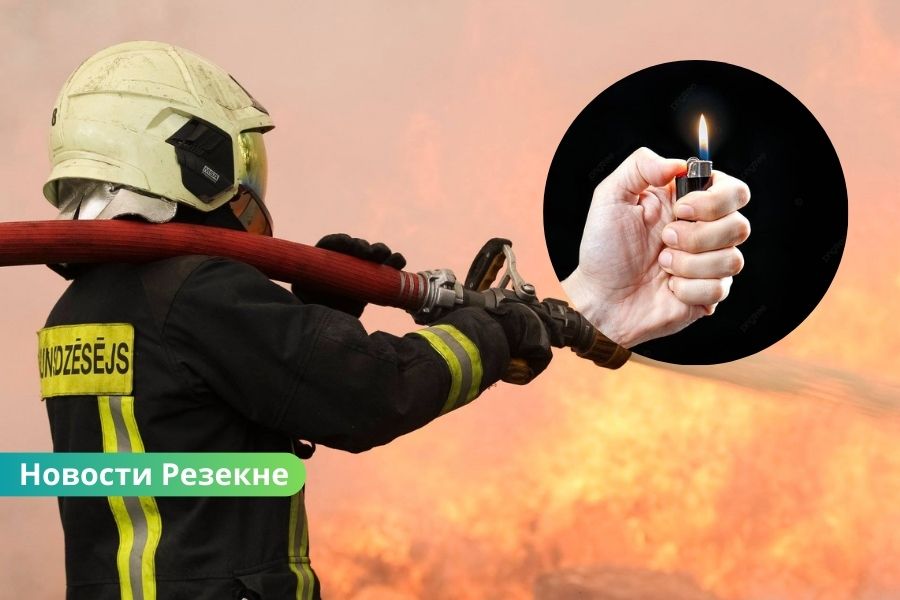Пожар в Резекненском крае: возможный поджог на фоне соседского конфликта.