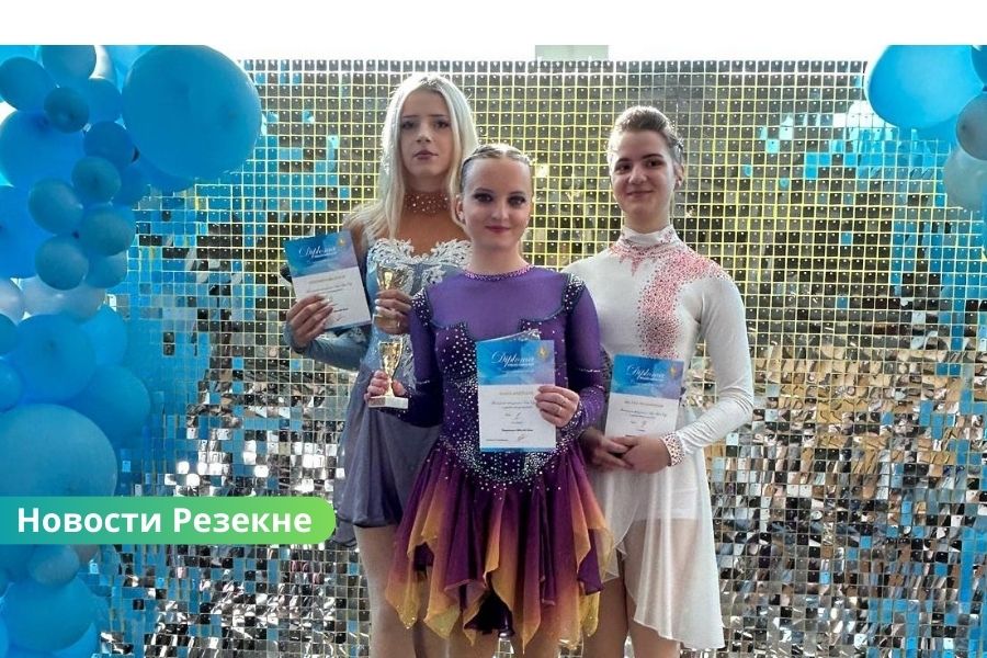Юные фигуристки из Резекне успешно выступили на соревнованиях "Volvo Open Cup 55th"