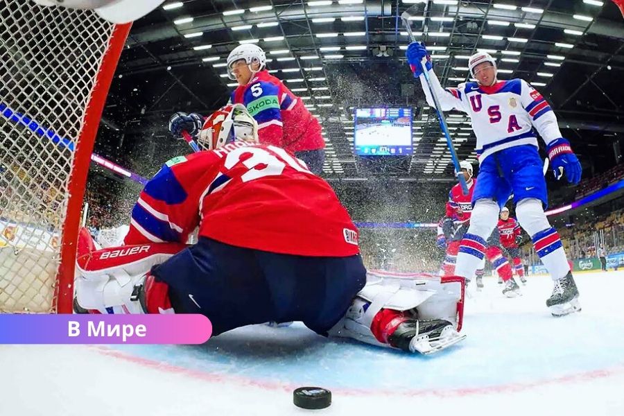 Сборная США спустя 65 лет вновь стала чемпионом мира по хоккею, победив Швейцарию в финале.
