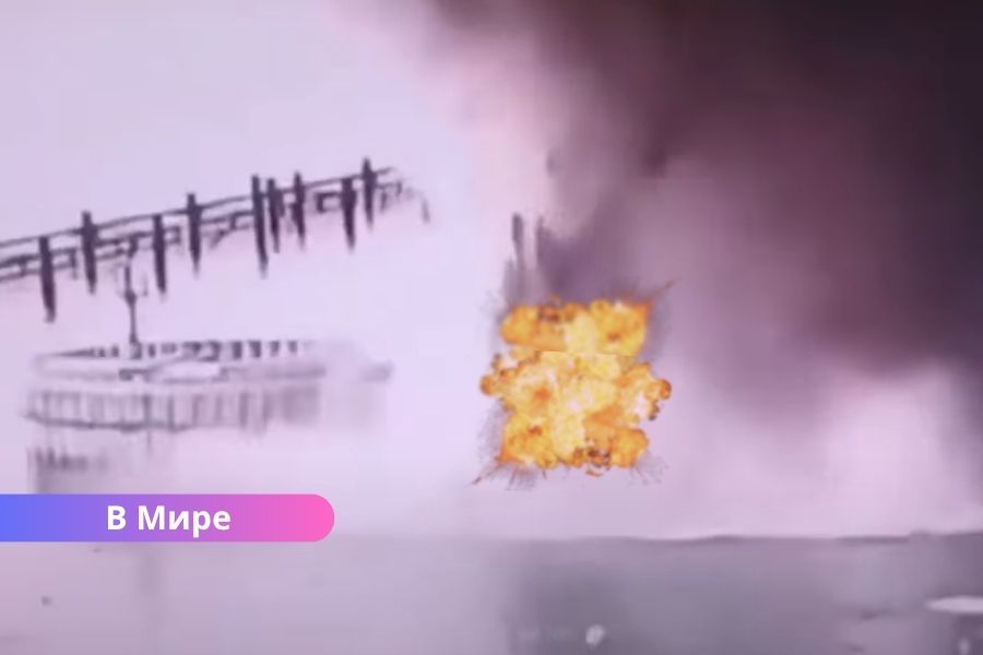 СБУ заявила о повреждении опор Крымского моста в ходе секретной операции.