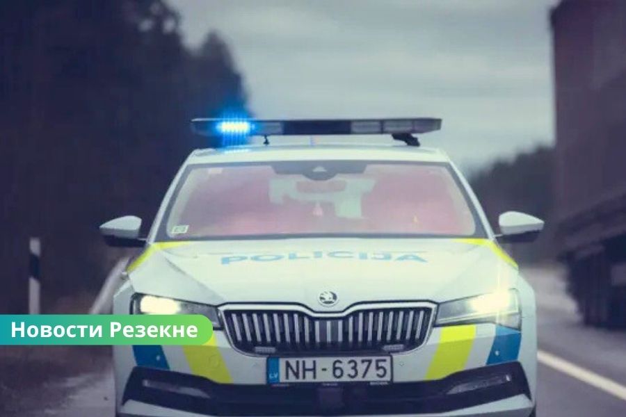 В Резекненском крае после погони задержаны нарушители границы и их перевозчик.