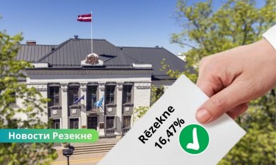 Результаты предварительного голосования в Латгалии: Резекне в лидерах активности.