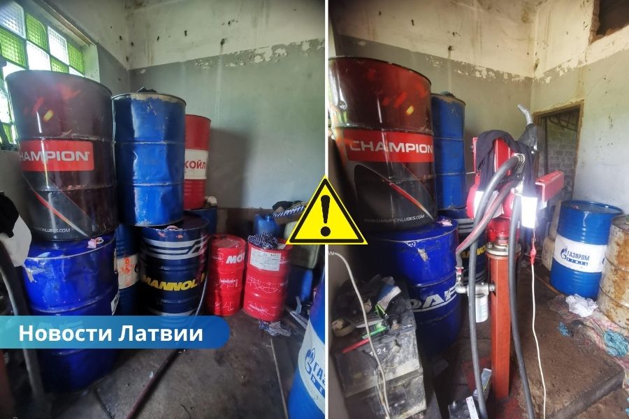В Латгалии полиция обнаружила незаконное хранение и продажу дизельного топлива.