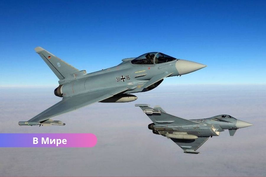 Истребители Германии перехватили российский разведывательный самолёт над Балтийским морем.