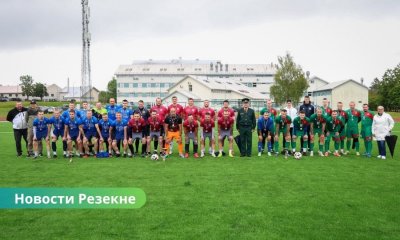 Пограничники завоевали серебро на чемпионате МВД по футболу в Резекне.