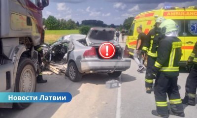 Смертельное ДТП в Балвском крае: в больнице скончалась женщина-водитель.