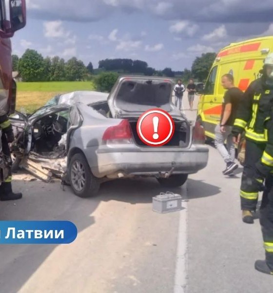 Смертельное ДТП в Балвском крае: в больнице скончалась женщина-водитель.