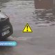В Даугавпилсе за сутки выпала половина месячной нормы осадков — затоплены улицы.