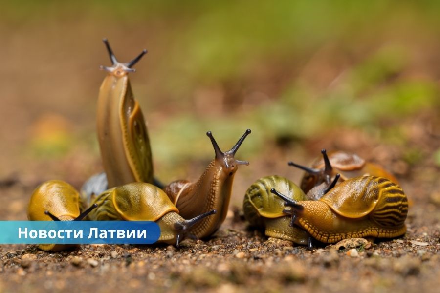 Испанские слизни заполонили Латвию: садоводы бьют тревогу.