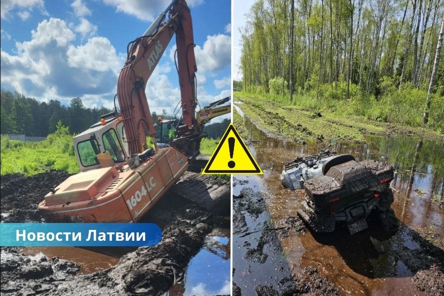 граница Латвии, забор на границе, строительство границы, VNĪ, восточная граница Латвии, Латвия Россия граница, Латвия Беларусь граница, погодные условия Латгалия Непогода тормозит строительство забора на восточной границе Латвии с Россией и Беларусью.