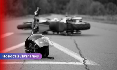 Трагедия на дороге: мотоциклист погиб после съезда в кювет в Лудзенском крае
