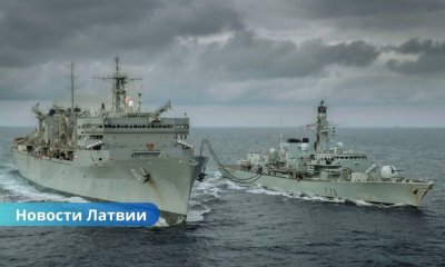 НАТО в Латвии, Рижский порт, фрегат De Ruyter, судно снабжения Rhön, Балтийский страж, военно-морские силы НАТО, визит НАТО Рига, совместные учения, безопасность Балтийского региона, сотрудничество НАТО и Латвии В Ригу прибыли корабли флота НАТО.