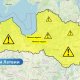 гроза Латвия, сильные ливни Латвия, желтое предупреждение LVĢMC, погодное предупреждение Латвия, штормовой ветер Латвия, град Латвия, затопление низинных участков, экстренная помощь 112, погодные риски Латвия Желтое предупреждение в Латвии: ожидаются грозы и сильные ливни ожидаются.