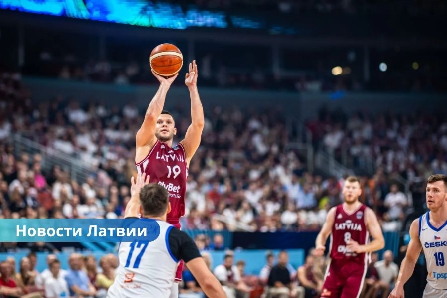 🔥 Разгром в Риге: сборная Латвии по баскетболу уничтожила Чехию и вышла в плей-офф Евробаскета!