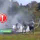 Видео ⟩ В Резекне во время футбольного матча пьяный водитель врезался в забор стадиона.