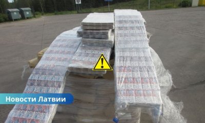 🚨 В поезде из Беларуси в Латвию пытались ввезти 90 000 контрабандных сигарет под мешками с сухим молоком.