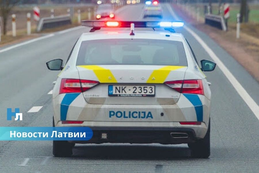 На Юрмальском шоссе задержан лихач: Mercedes-Benz мчался со скоростью 228 км/ч.
