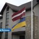 ВИДЕО ⟩ жителя Латвии оштрафовали за флаги Латвии и Украины на одном флагштоке.