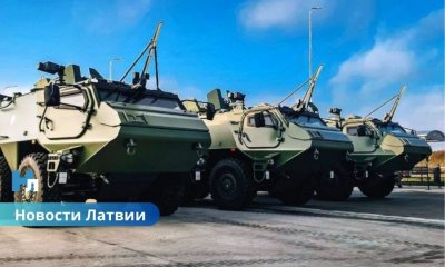 Латвия передала Украине новую партию бронетранспортеров Patria 6x6: всего поставят 42 машины.
